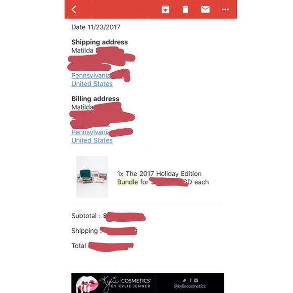 Kylie Cosmetics The Naughty Eyeshadow Palette - Picture 7 of 7